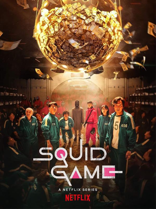 Poster série TV squid Game 