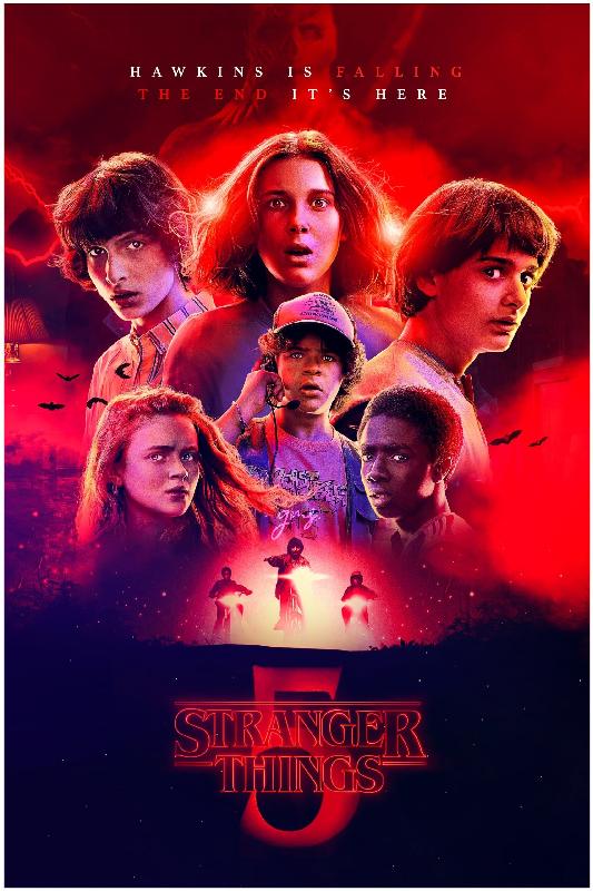 Poster série TV Stranger things saison 5