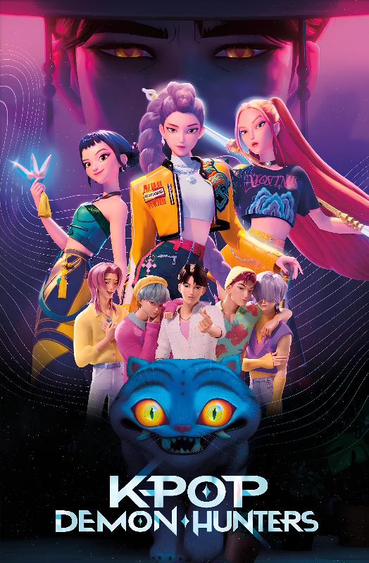 Poster série tv K-pop demon hunters