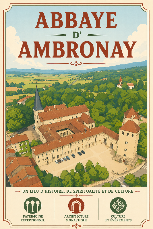 Affiche abbaye dambronay ghibli