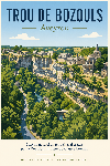 Affiche illustrée Trou de Bozouls dans un style moderne simplifié