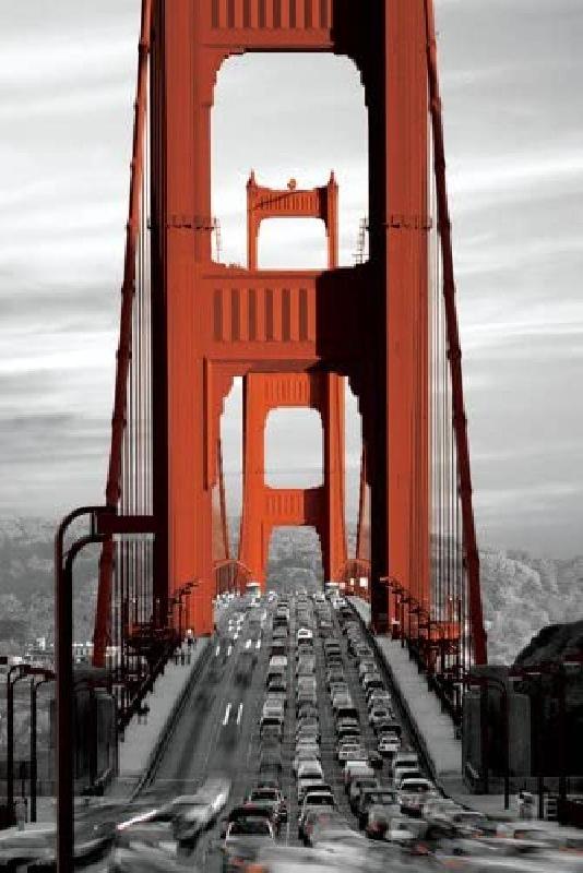 Affiche du Golden Gate de San Francisco