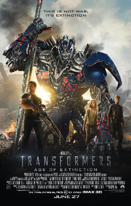 Affiche du film Transformers : l'âge de l'extinction