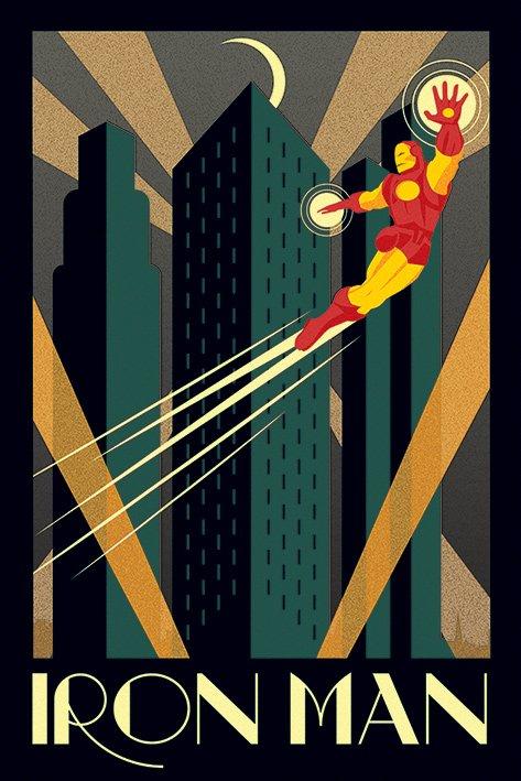 Affiche Marvel Déco Iron Man