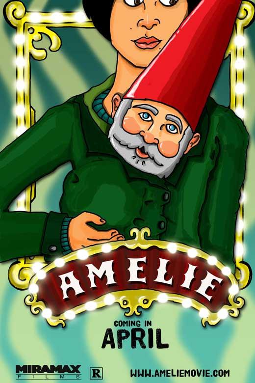 Affiche du film Le Fabuleux destin d'Amélie Poulain