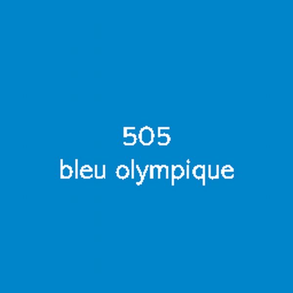 Sticker autocollant film polymère bleu olympique brillant