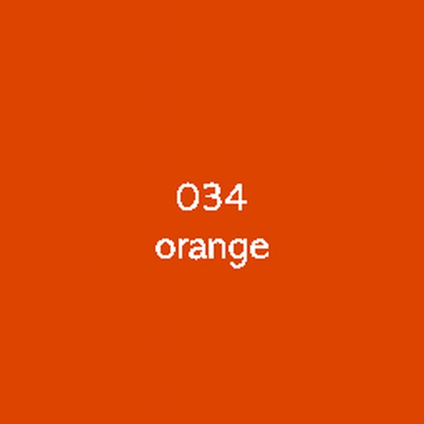Sticker autocollant film monomère orange