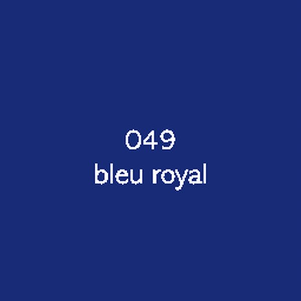 Sticker autocollant film monomère bleu royal