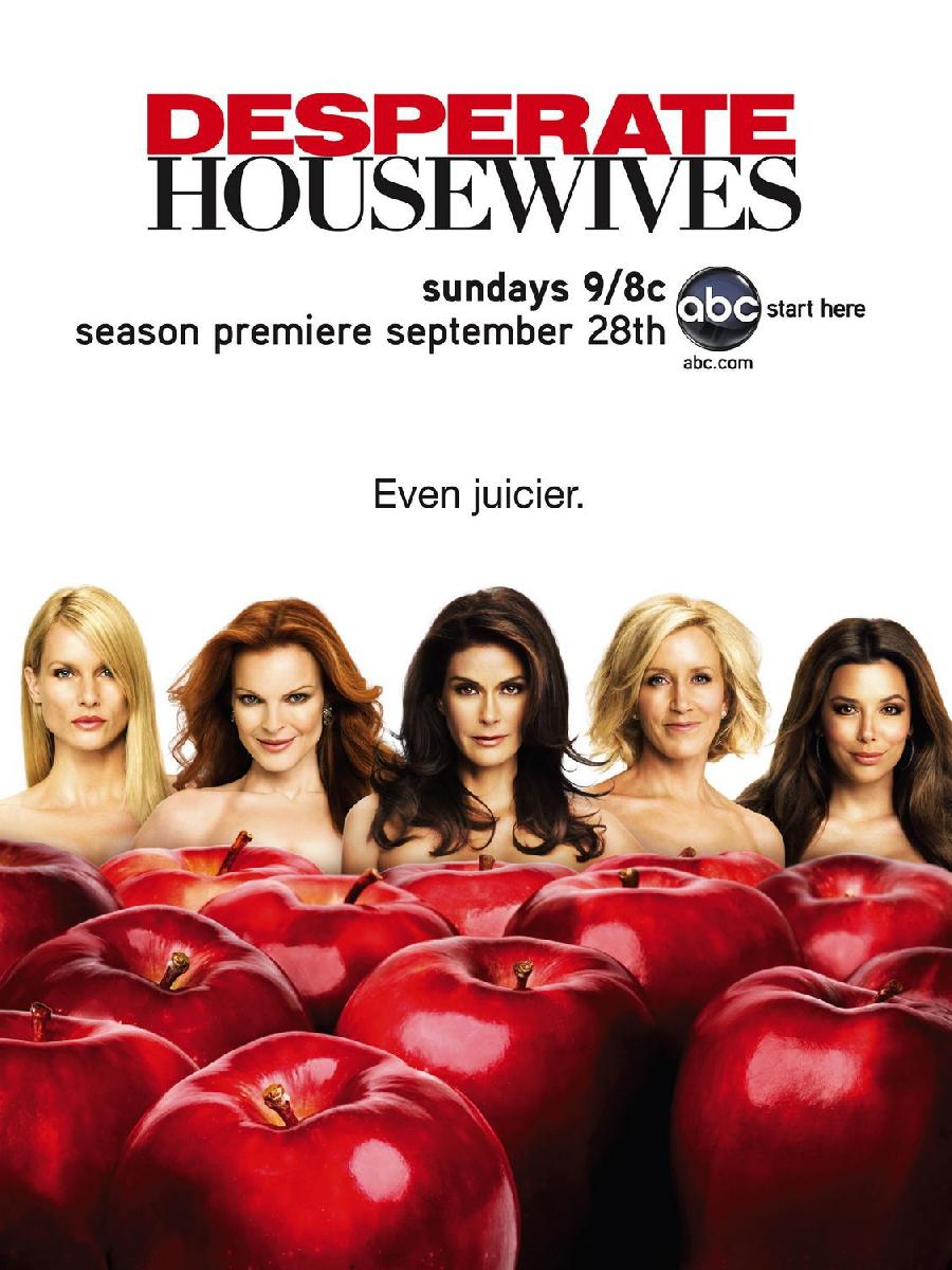 Poster Desperate Housewives Sur Toile 30x45 Cm - Style Vintage, Déco Murale Pour Salon Ou Chambre, Sans Cadre