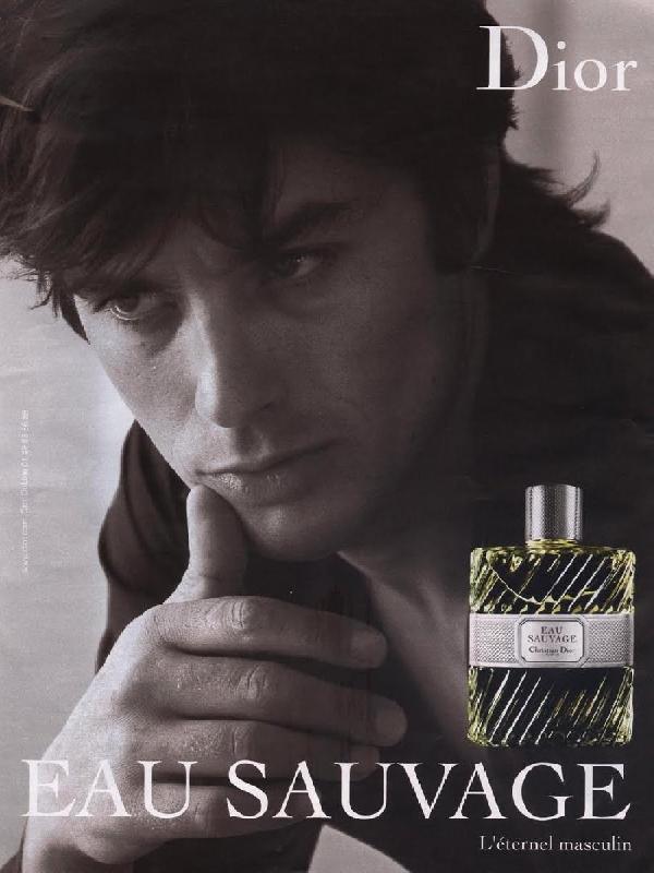 Affiche Alain Delon Dior Eau Sauvage Acheter Affiche Alain Delon Dior Eau Sauvage