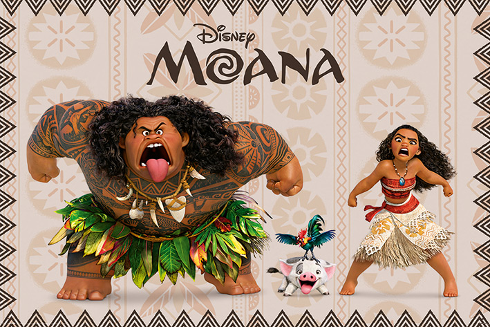 Affiches And Posters Affiche Du Film Animé Vaiana Moana La Légende Du Bout Du Monde